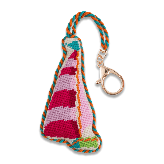 Sail Boat - Bag Charm - Porcupine Paper Co.
