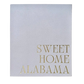MadHouse Sweet Home Alabama Lilac keepsake book box with decorative cover and storage compartment, designed for sentimental keepsakes.