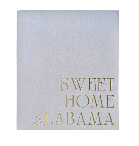MadHouse Sweet Home Alabama Lilac keepsake book box with decorative cover and storage compartment, designed for sentimental keepsakes.