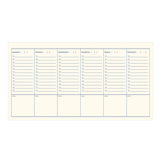 The Weekly Log Planner