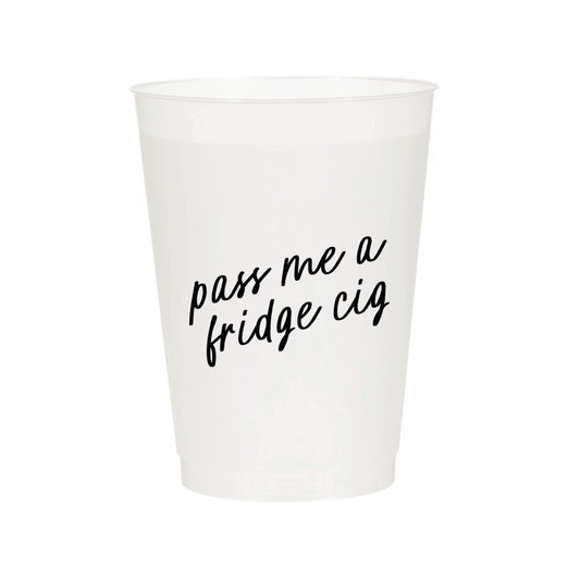 PRE-ORDER | Fridge Cig Frosted Cups | Pack of 6