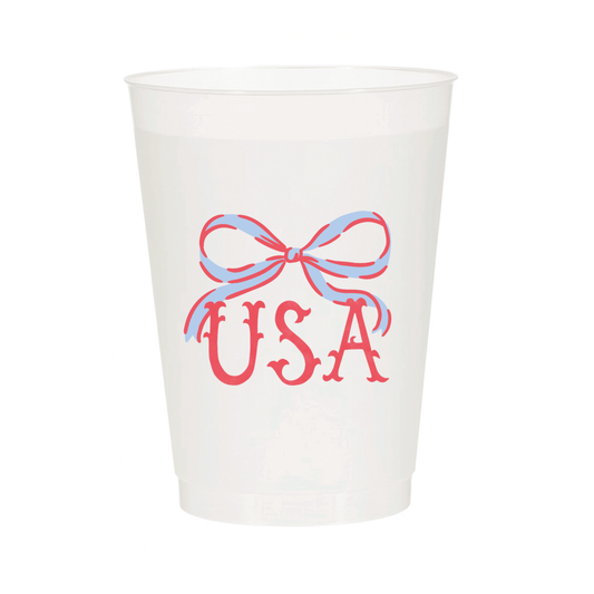 PRE-ORDER | USA Frosted Cups | Pack of 6