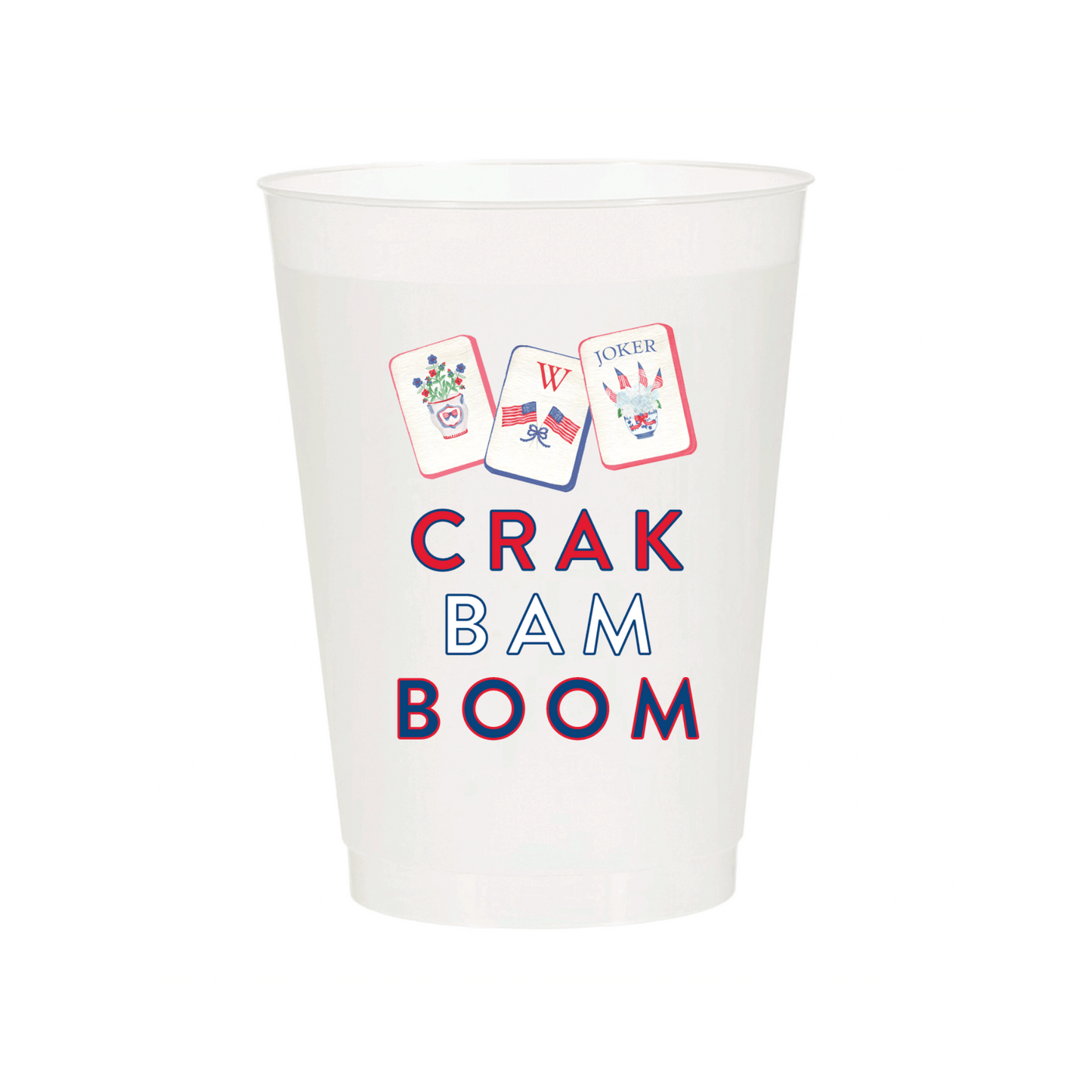 PRE-ORDER | Crak Bam Boom Frosted Cups | Pack of 6