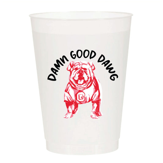 PREORDER | Damn Good Dawg Frosted Cups | Set of 10