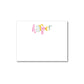 Personalized Doodle Notecard Set | Girl
