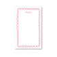 Scalloped Personalized Notepad | 5.5x8.5
