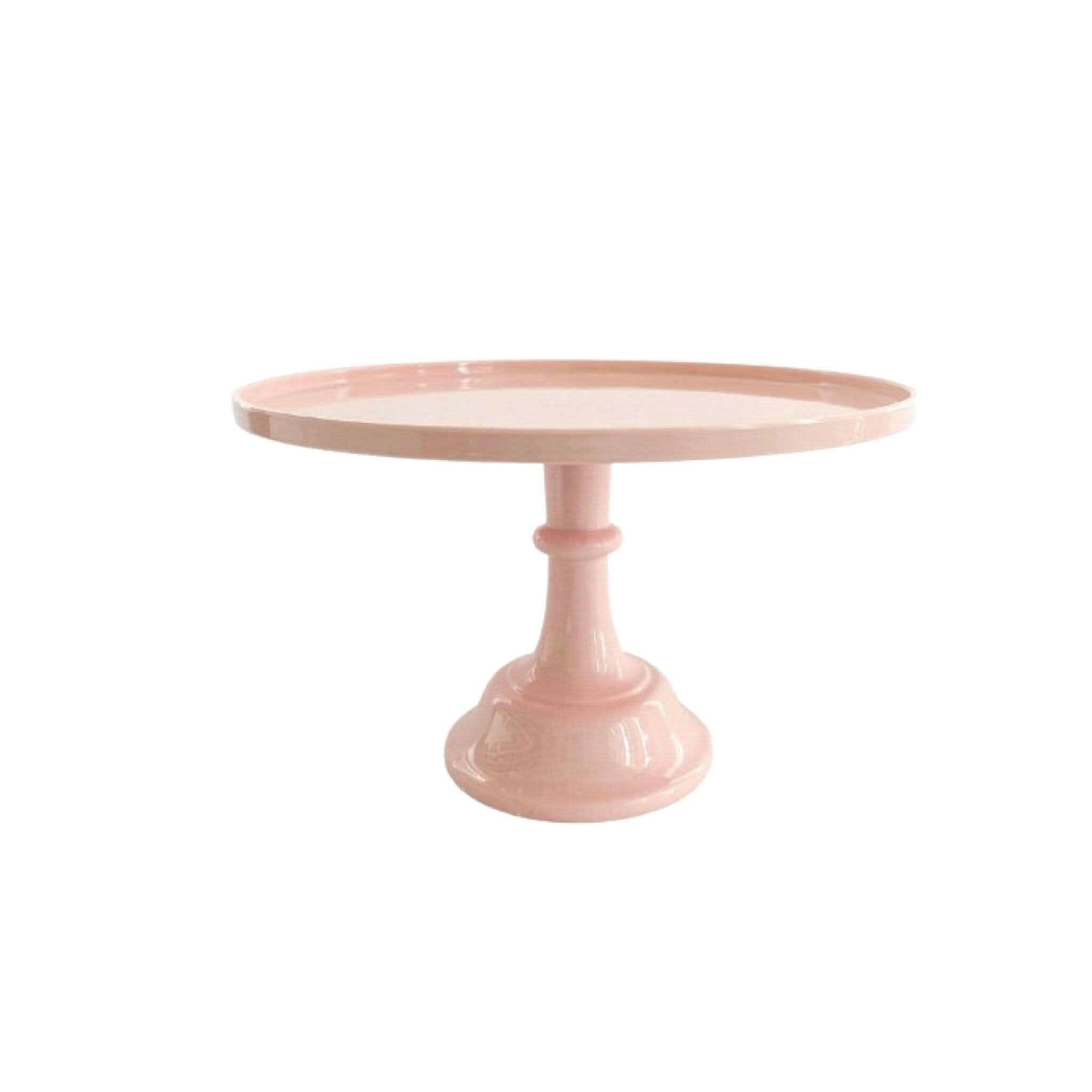 Pink Ruffle Cake Stand Light Pink Melamine Cake Stand | Cupcake Stand – Porcupine Paper Co.