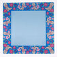 Blue cowboy boot-shaped mat from Hutch and Nook, featuring detailed western-style stitching and vibrant blue color.