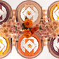 Orange Scallop Guest Towels | 16 count