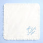 Something Blue Embroidered Hanky