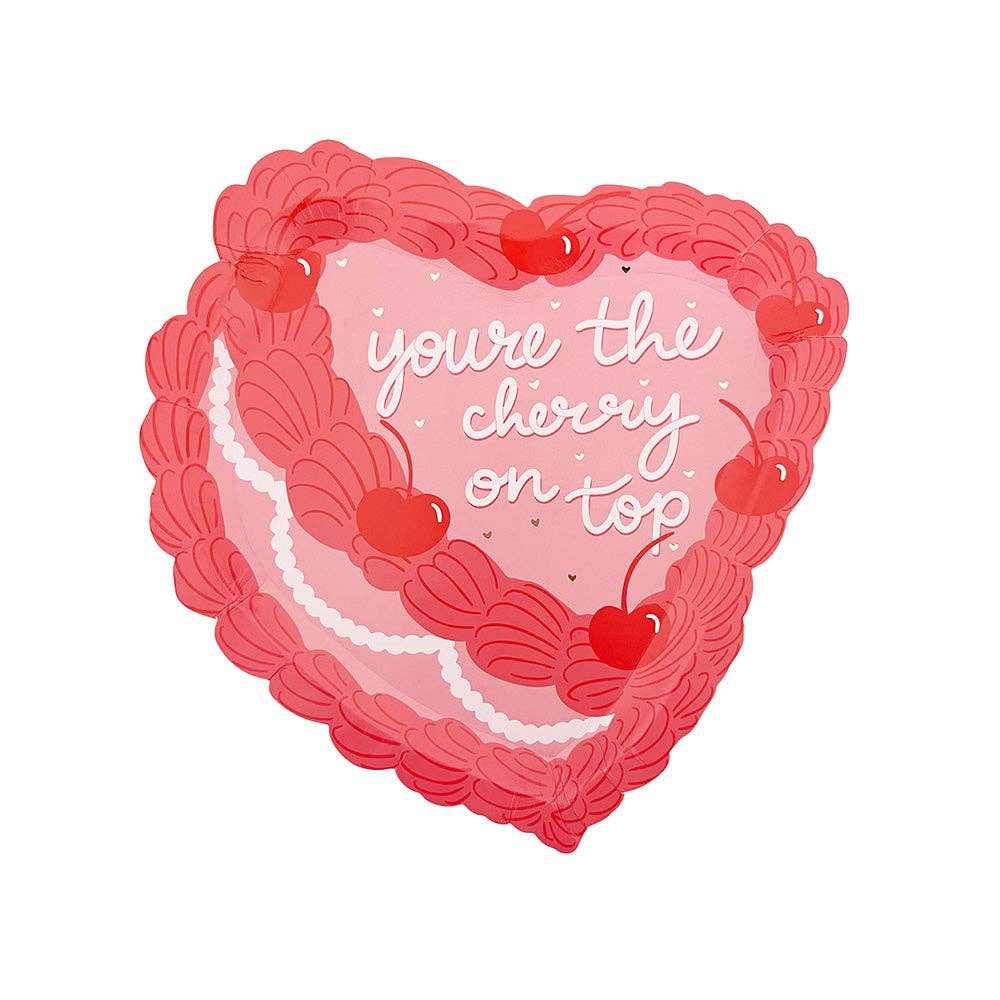 You're The Cherry On Top Dessert Plates | Pack 8