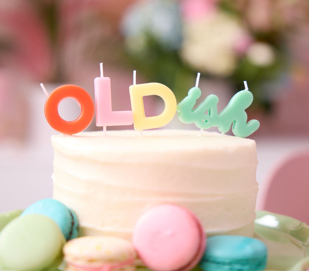 OLDish Birthday Candle - Porcupine Paper Co.