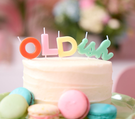 OLDish Birthday Candle - Porcupine Paper Co.