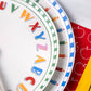 Alphabet Dessert Plates | 8 count