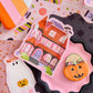 Pink-a-boo Haunted House Dessert Plates  8" | 10 count