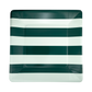 Green and Mint Striped 11" Plate | 8 count