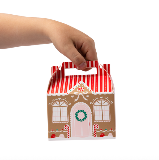 Sweet Gingerbread House Cookie Boxes | 8 count