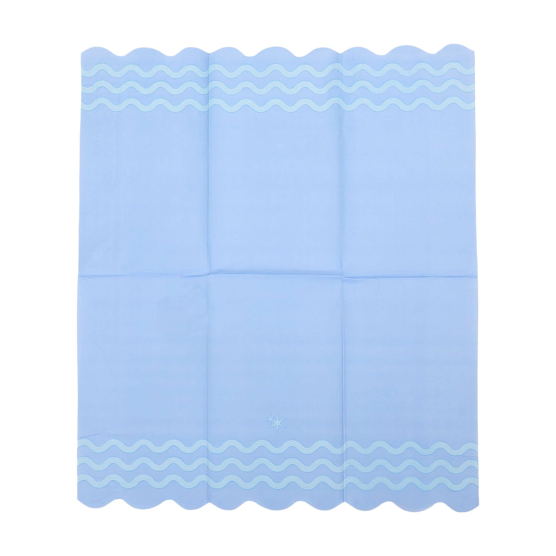 Colorful Ric Rac Rainbow Guest Napkins by Packed Party featuring vibrant rainbow zigzag design for special occasions