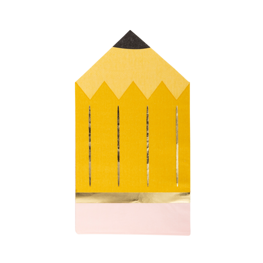 Pencil Shaped Napkins | 18 count