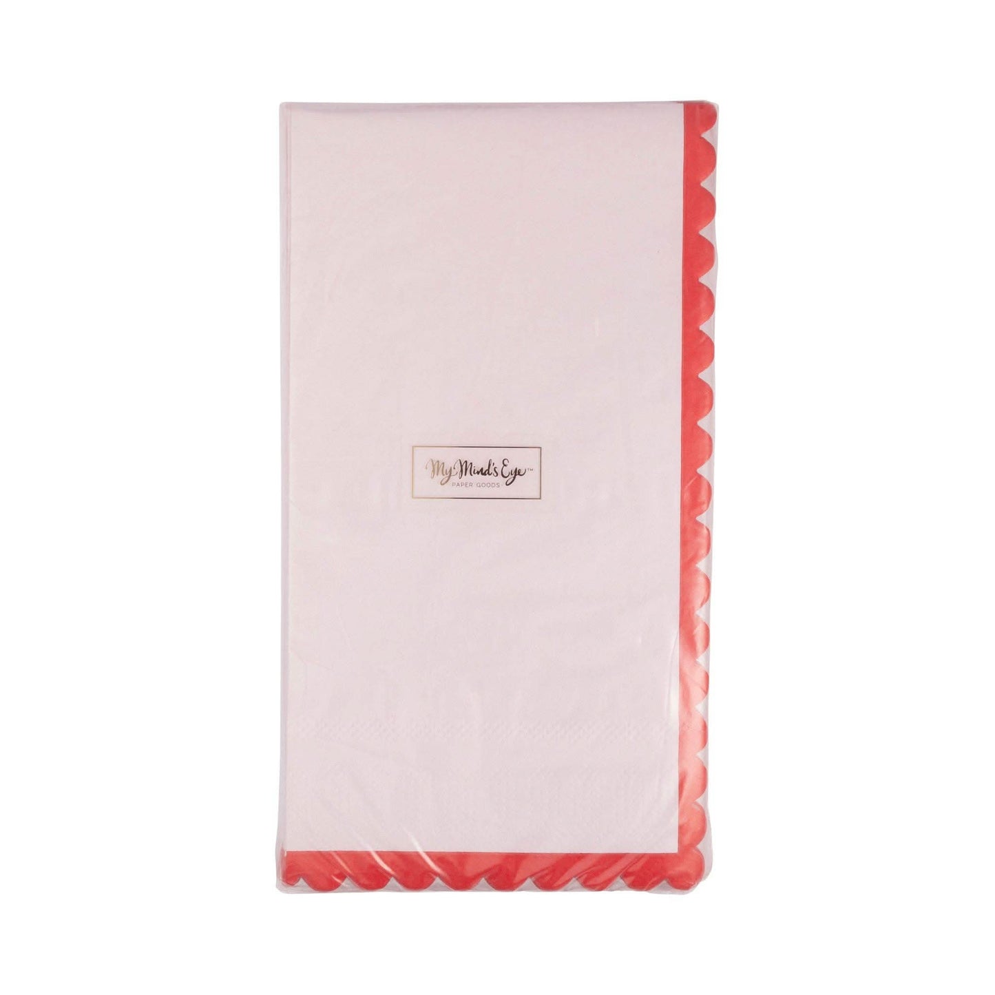 Ripple Edge Valentine Dinner Napkin | 24 Count