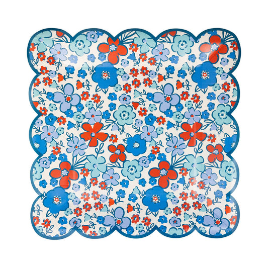 Floral Americana 9" Plates | 8 count