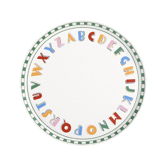 Alphabet Dessert Plates | 8 count
