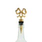 Wine Stopper | Gold Bow