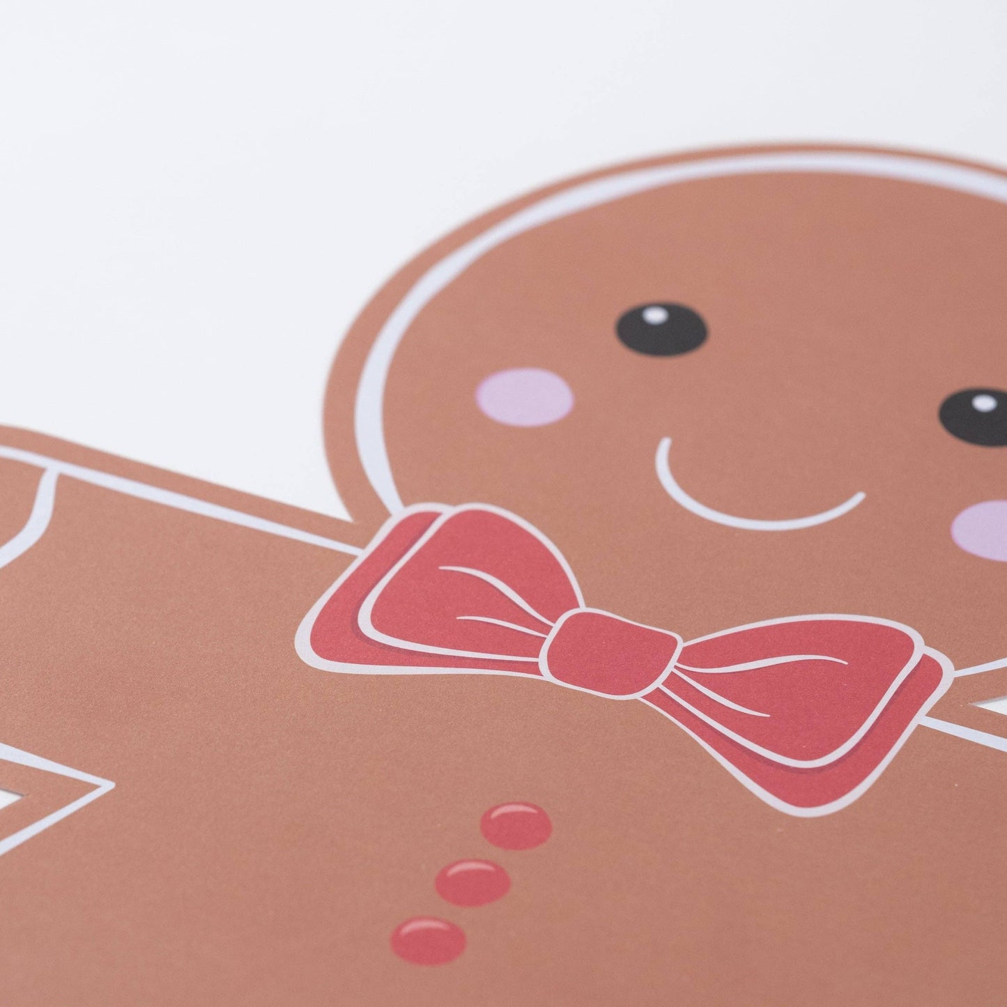 Gingerbread Man Paper Placemats | 12 count