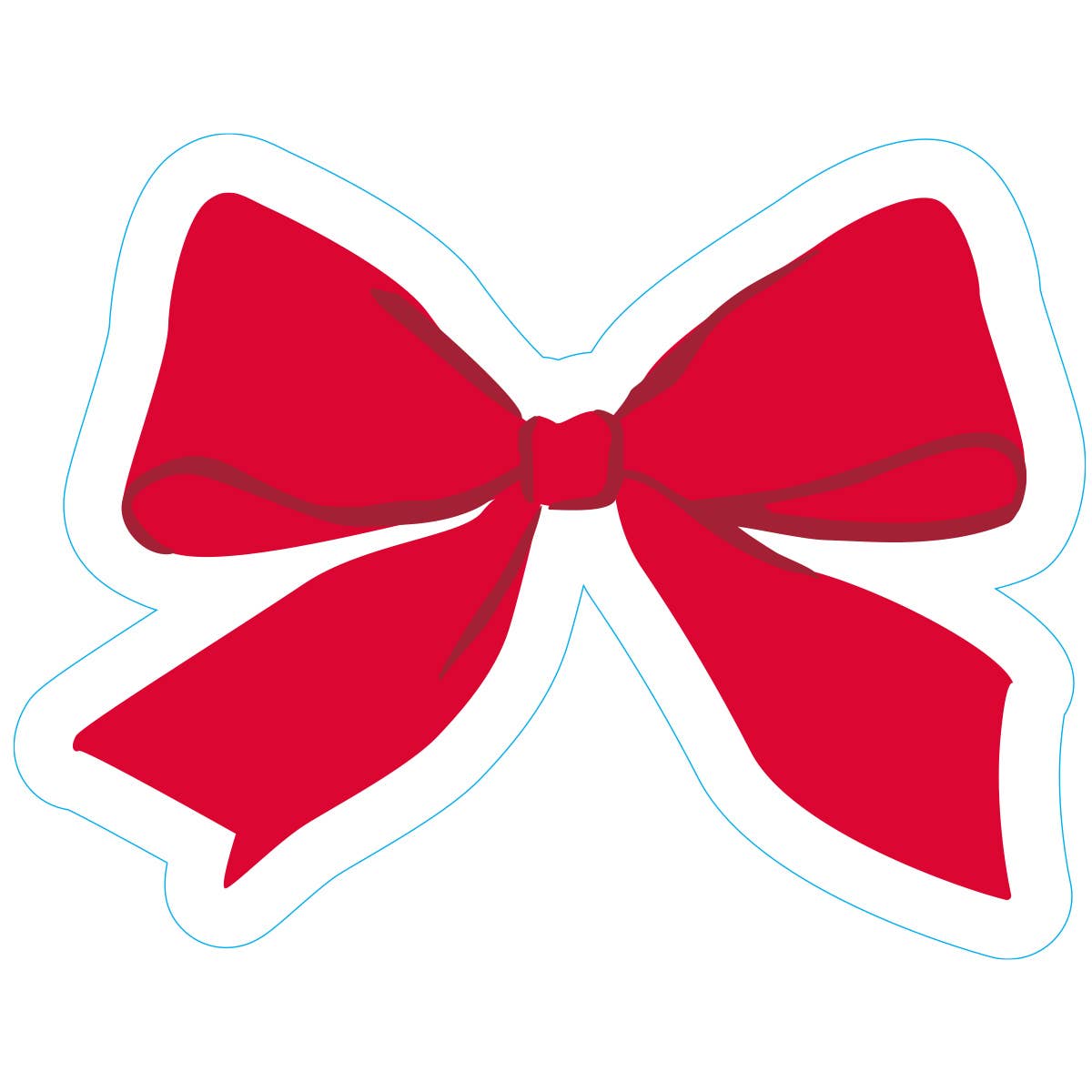 Holiday Cocktail Napkins | Red Bow Die Cut - 20ct