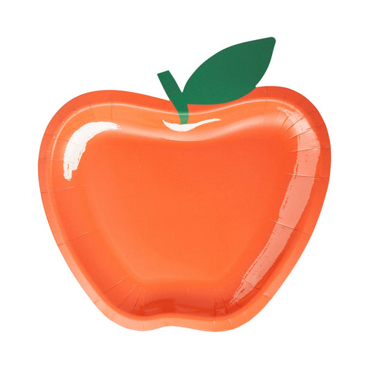 Apple Shaped Paper Plates | 8 count