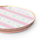 Easter pastel floral paper plates from Bonjour Fête, 8-inch size, set of 8 with colorful floral design for spring celebrations
