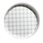 Premium Plaid Baby Blue Plates | 12 count