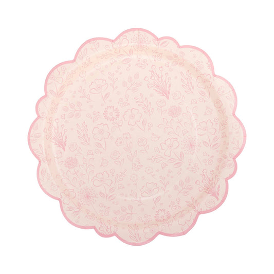 Pembroke Pink Floral 10" Plate | Set of 8