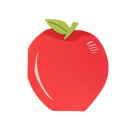 Apple Shaped Napkin | 24 count