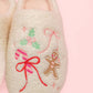 Gingerbread Bows - Christmas Sweets Slippers
