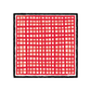 Tailgate Check Scarf in Red & Black