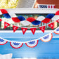 America Felt Pennant Banner by My Mind’s Eye, colorful felt pennants with patriotic design, perfect for festive decorations.