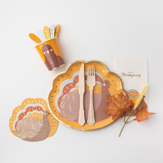 Turkey Party Cups | 8 count