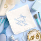 Something Blue Embroidered Hanky
