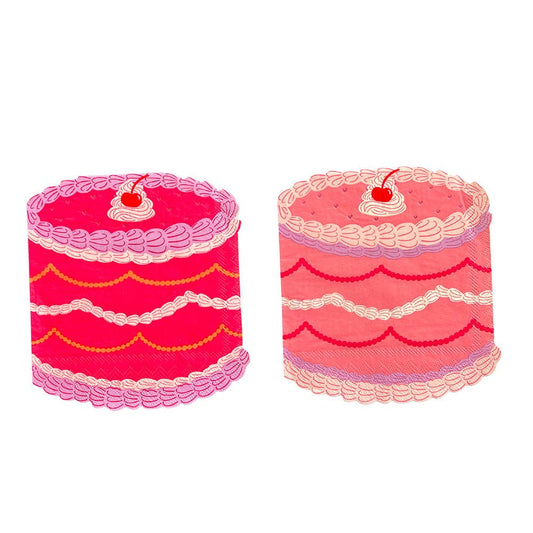 You're The Cherry On Top Die Cut Cake Large Napkins | Pack of 16