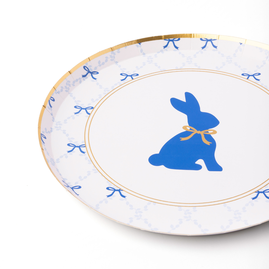 Grand Millennial Easter Small Round Plates 8.25" | Set of 8