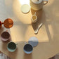Cream Multi Mix Silicone Tea Play Set