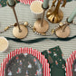 Green Striped Paper Table Runner  | 19.5” x 150”