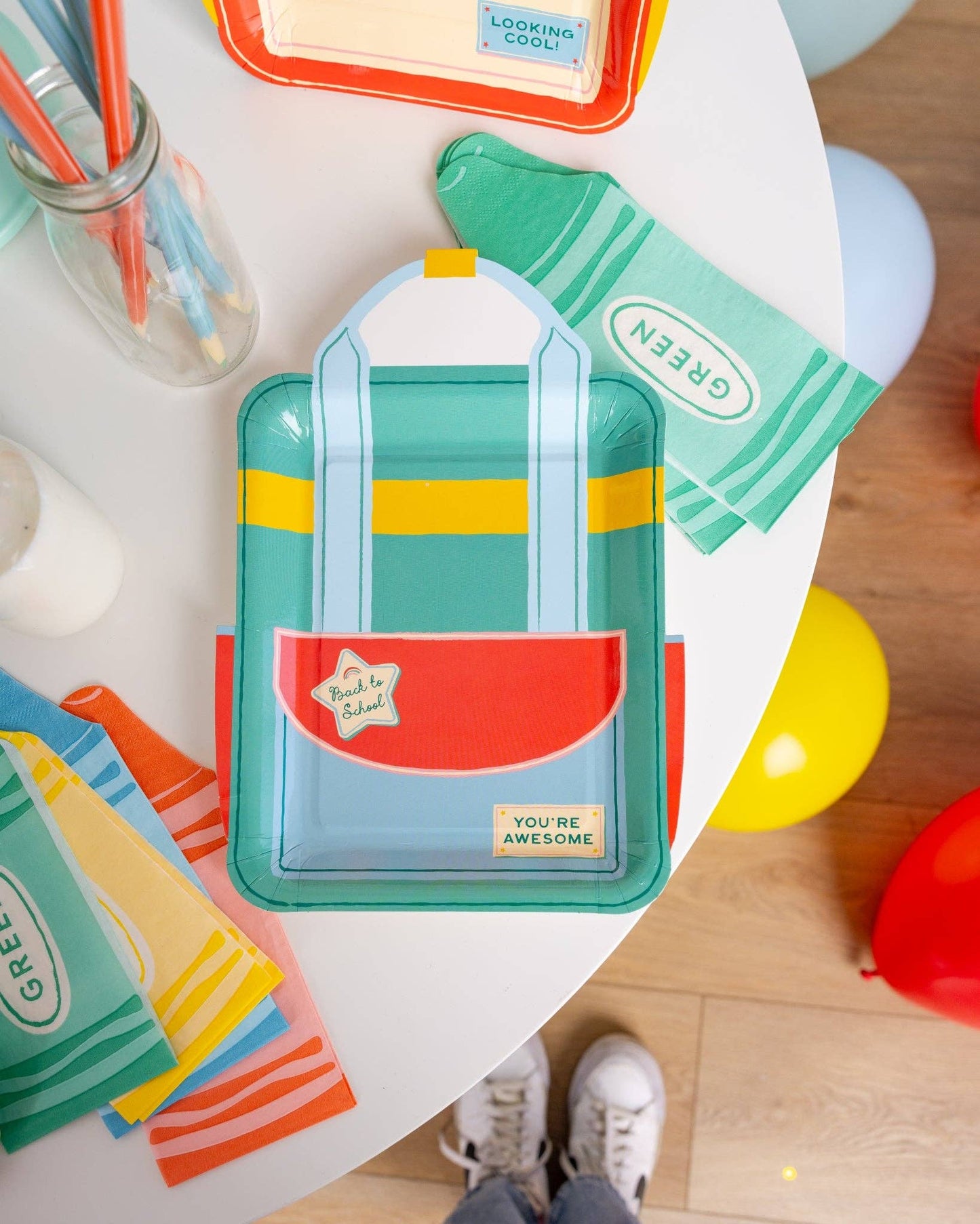 Crayon Box Shaped Dinner Napkins | 24 count