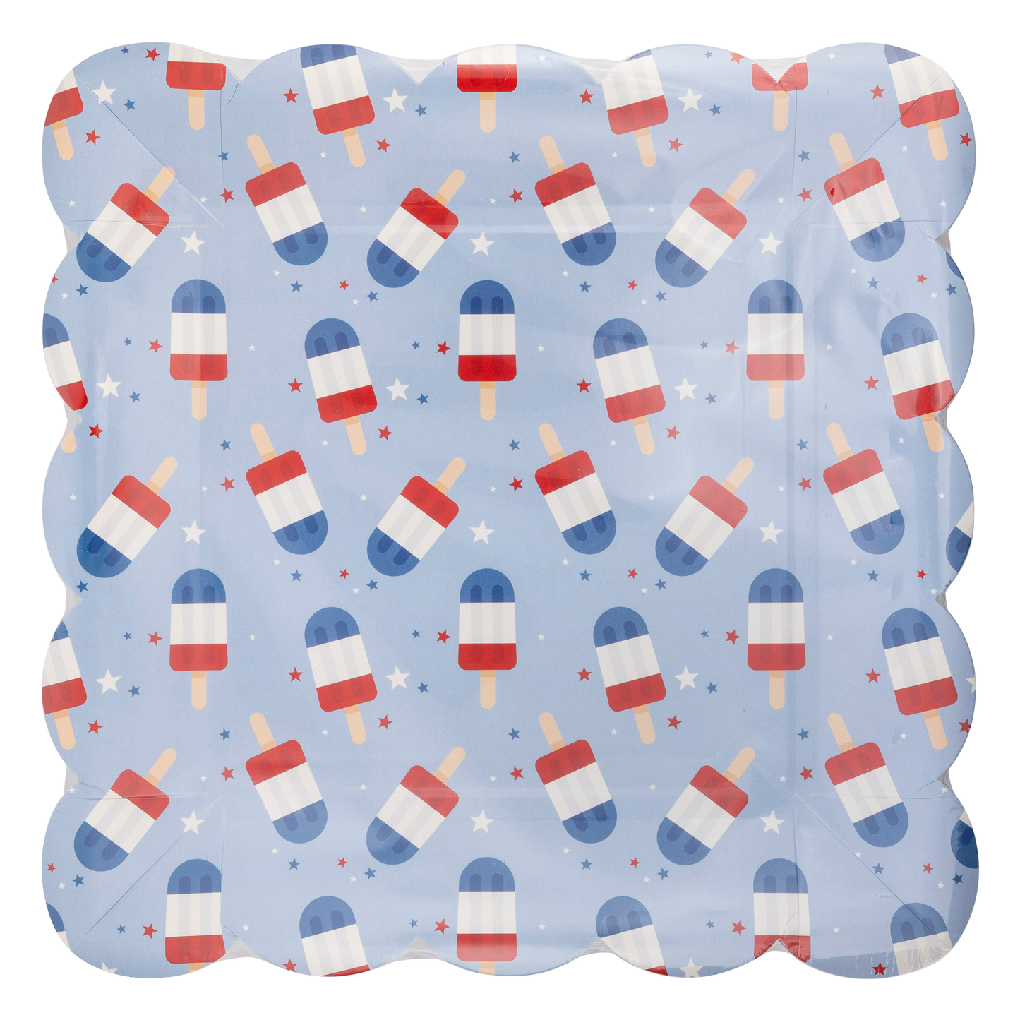 Blue Popsicles Paper Plates | 12 count