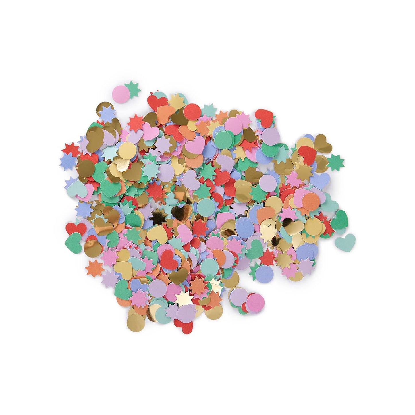 Colorful Magic Confetti Celebration Sprinkle Mix by Packed Party with vibrant, festive confetti pieces for parties and celebrations.