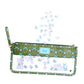 Everbloom Forest Green Mahjong tile keeper pouch by The Darling Effect, featuring a compact, soft fabric with a secure zipper.
