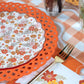 Orange Scallop Guest Towels | 16 count