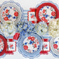 White Basketweave Dinner Paper Plates - Porcupine Paper Co.