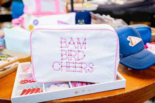 Bam Bird Cheers Mahjong Tile Bag - Porcupine Paper Co.